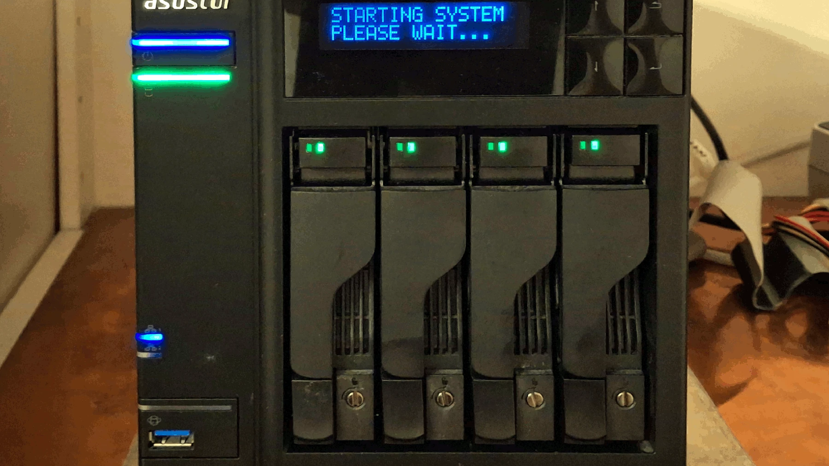 Asustor AS7004T LED control and display do not work under Ubuntu 24.04