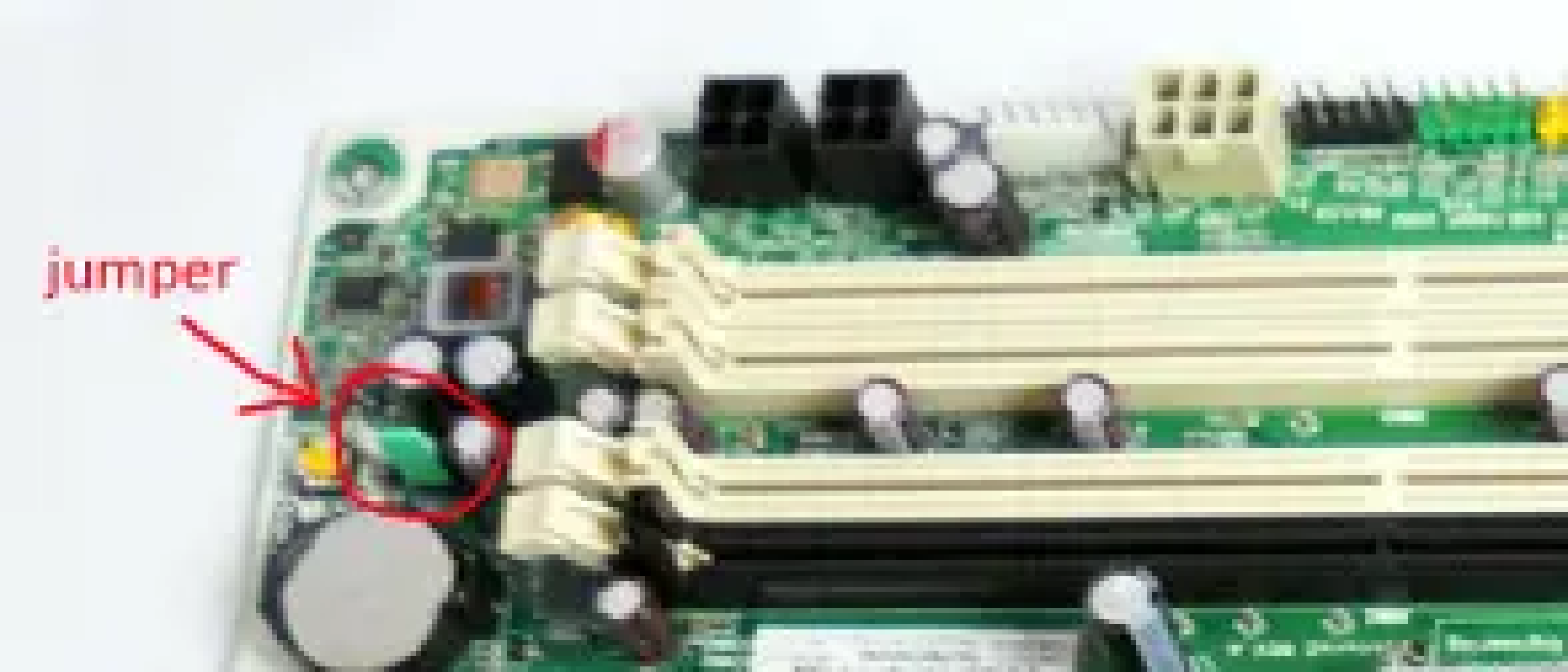 Clearing the BIOS password in a HP Compaq Elite 8000