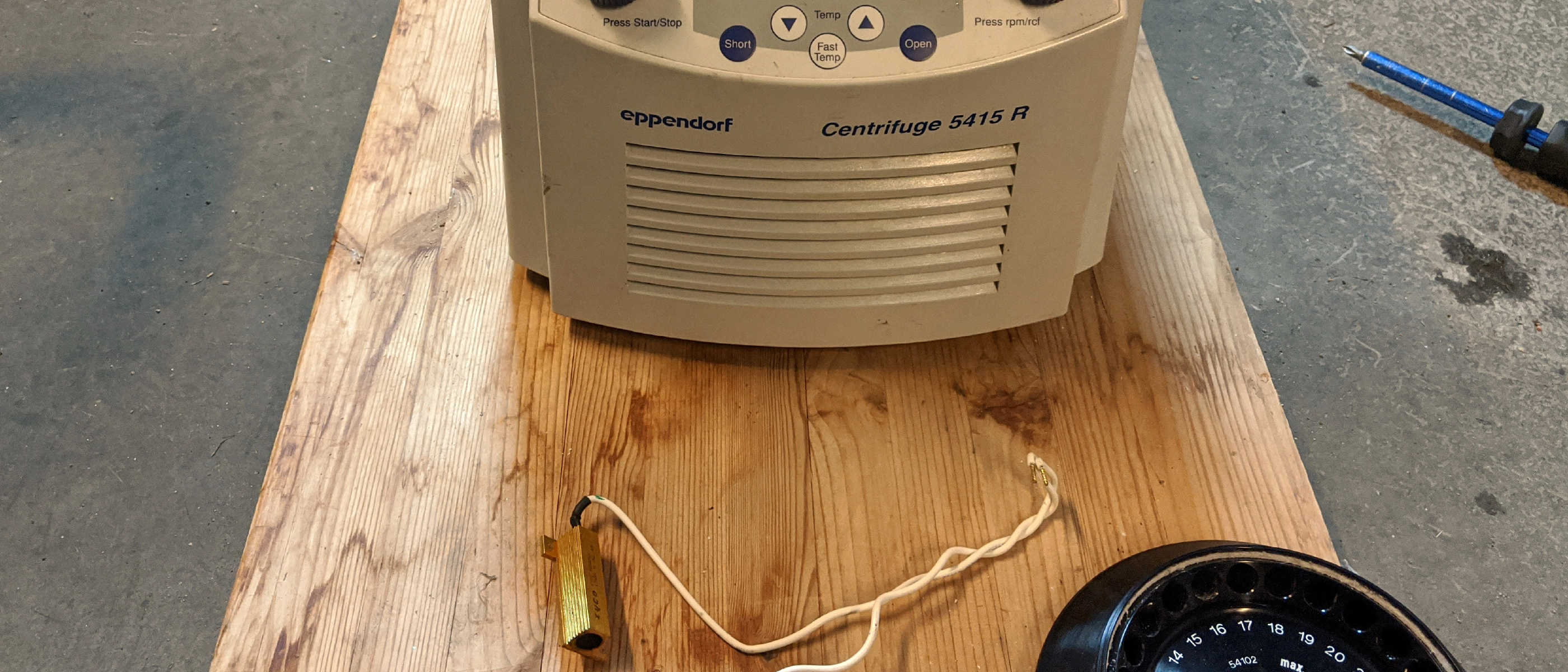 Repairing our refrigerated centrifuge