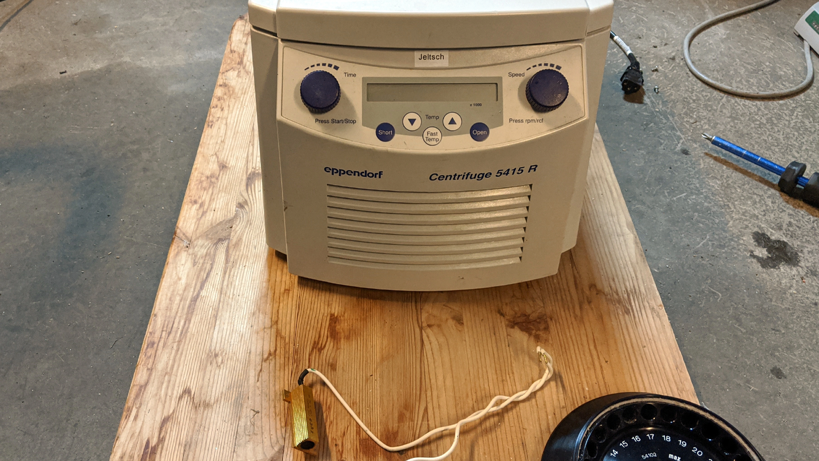 Repairing our refrigerated centrifuge
