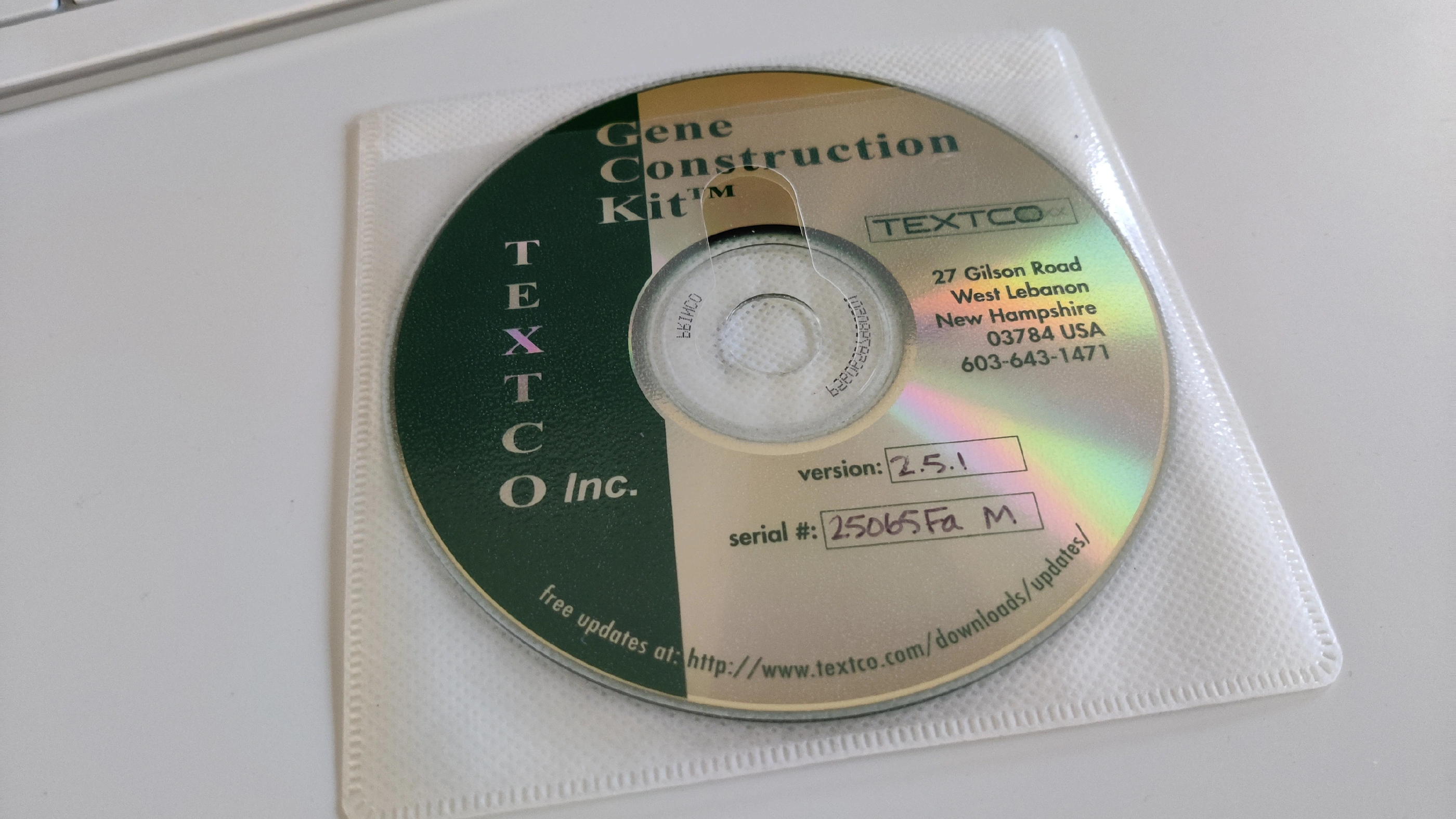 Opening old plasmid map files