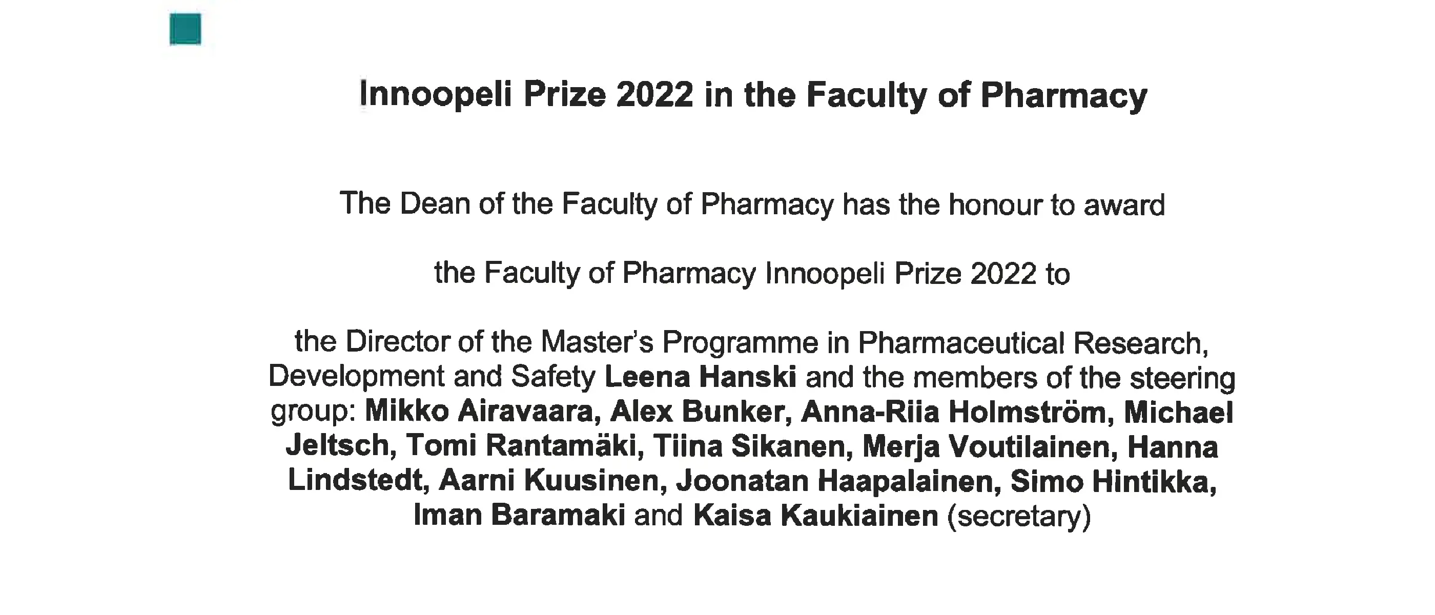 Innoopeli Prize 2022