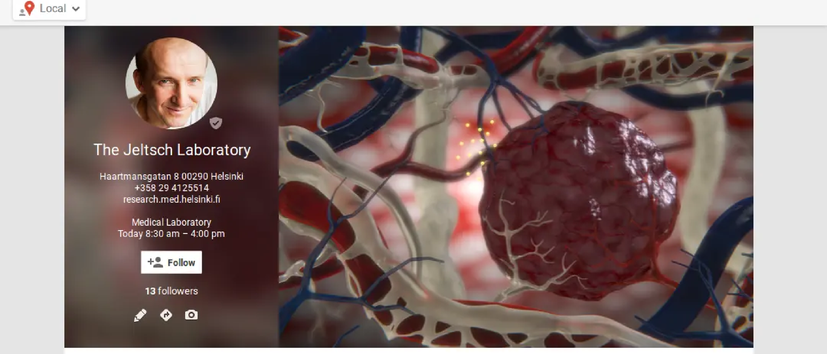 Follow us on Google+ and support cancer research!