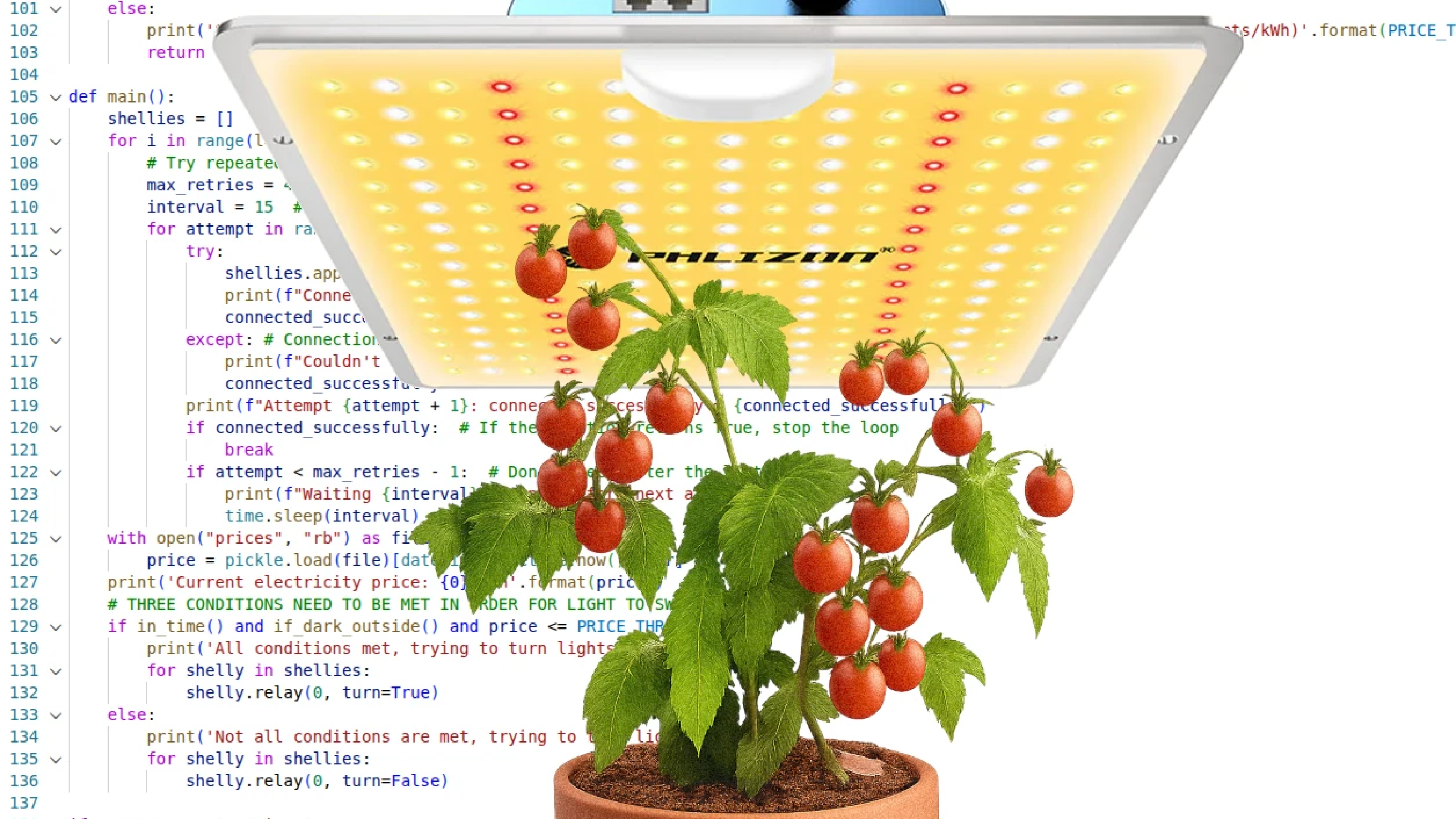Python rules our plants