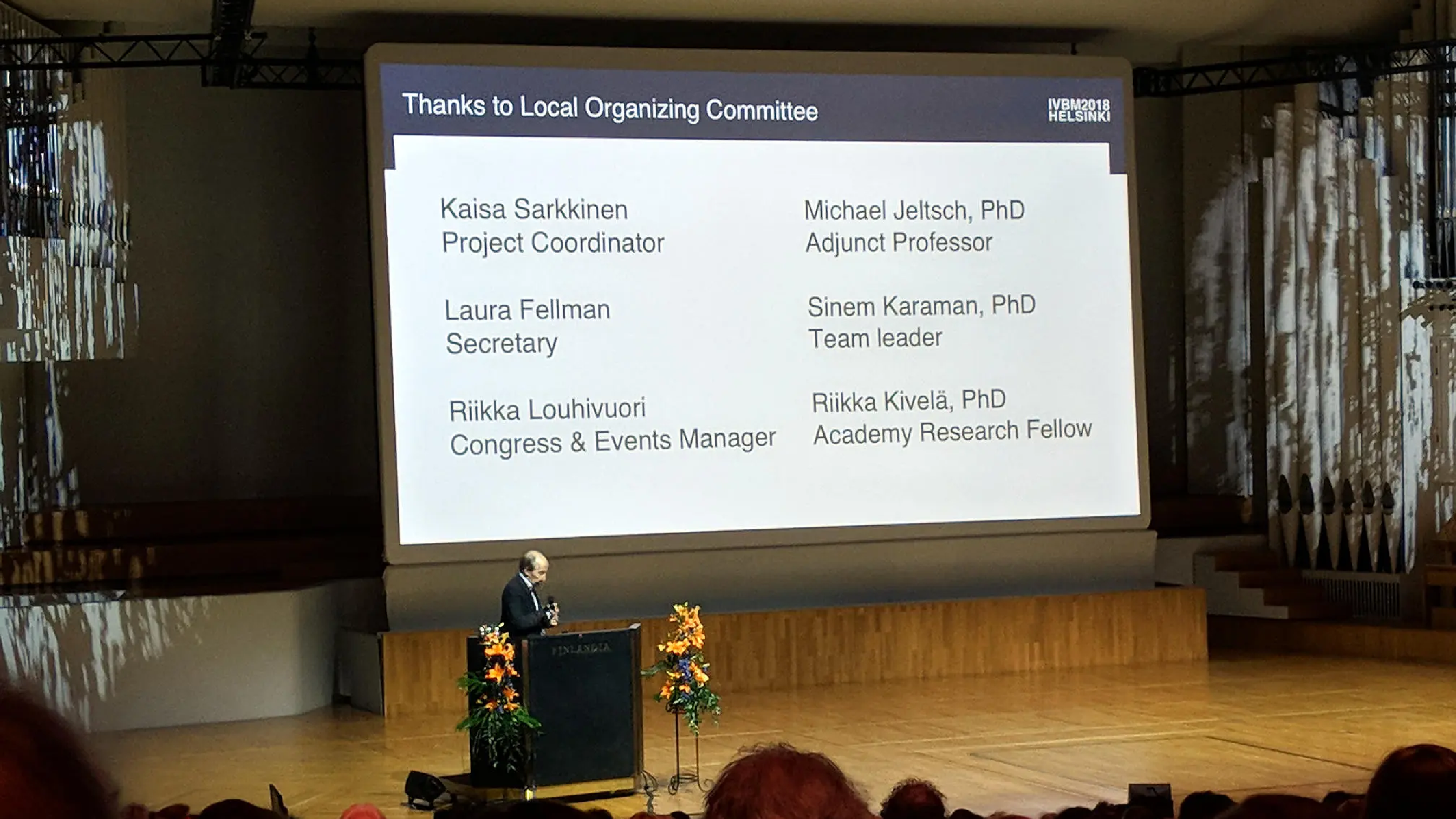 International Vascular Biology Meeting 2018 organizational feedback