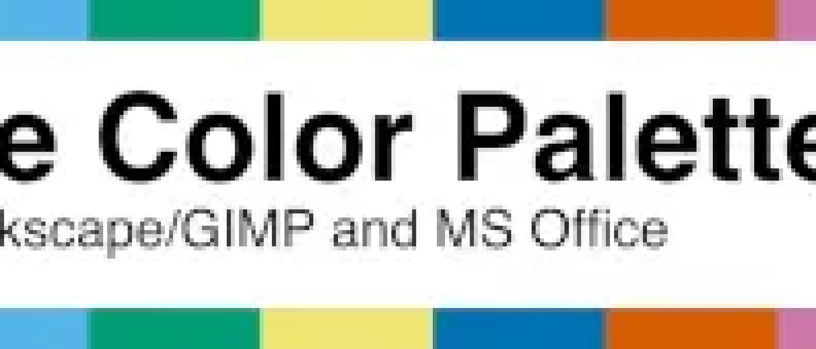 How to install the color-blind-safe Nature Color Palette in Inkscape