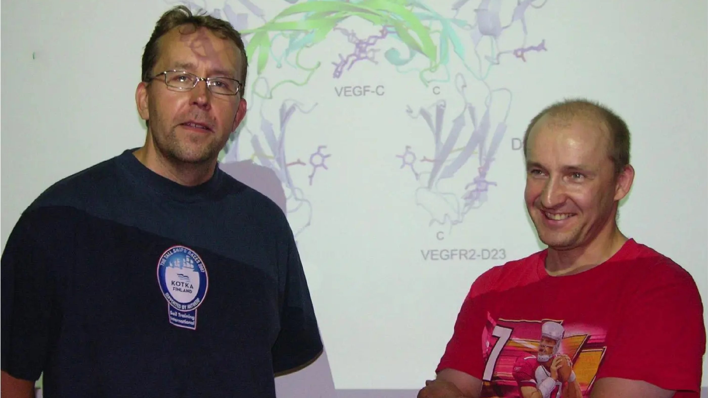VEGF-C/VEGFR-2-kompleksin rakenteen selvittäminen kesti 13 vuotta