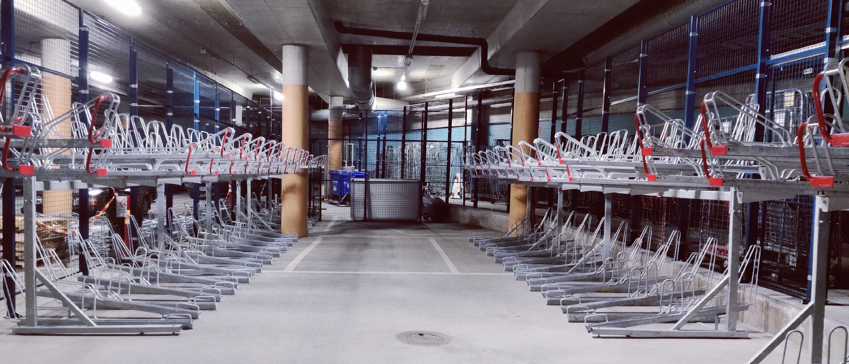 Bicycle parking on the Viikki campus