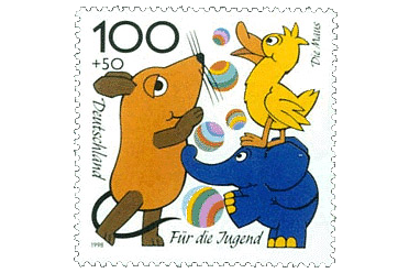 Briefmarke "Die Sendung mit der Maus"
