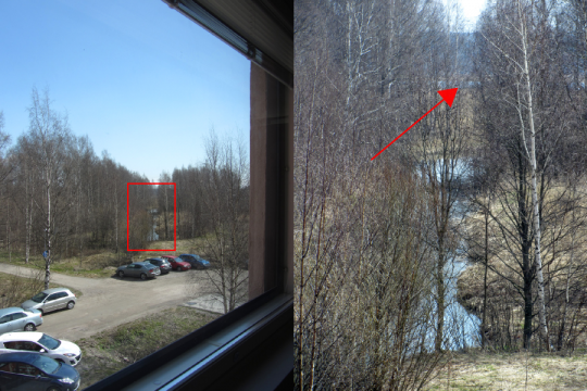 View to the baltic from our window