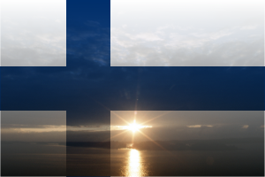 Sunset in the Åland archipelago